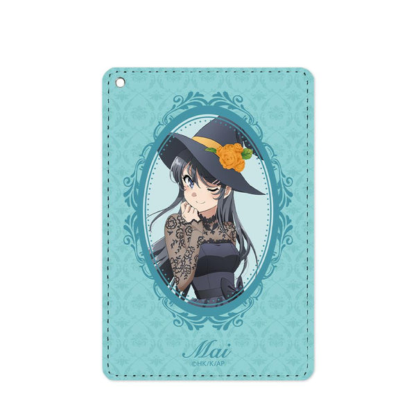 『青春ブタ野郎はバニーガール先輩の夢を見ない』描き下ろしイラスト 桜島麻衣 ハロウィンver. 1ポケットパスケース【202503再販】