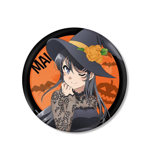 『青春ブタ野郎はバニーガール先輩の夢を見ない』描き下ろしイラスト 桜島麻衣 ハロウィンver. BIG缶バッジ【202507再販】