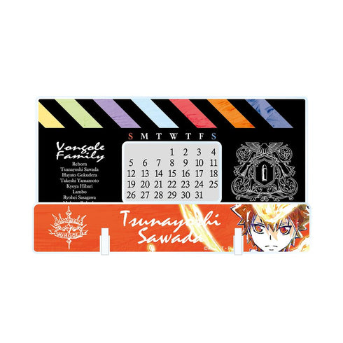 『家庭教師ヒットマンREBORN!』Ani-Art 卓上アクリル万年カレンダー vol.3【202512再販】