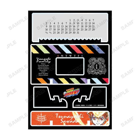 『家庭教師ヒットマンREBORN!』Ani-Art 卓上アクリル万年カレンダー vol.3【202512再販】