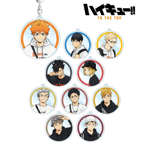 『ハイキュー!! TO THE TOP × 東武動物公園』描き下ろしイラスト レジャーver. トレーディングアクリルキーホルダー(単位/BOX)【202506再販】