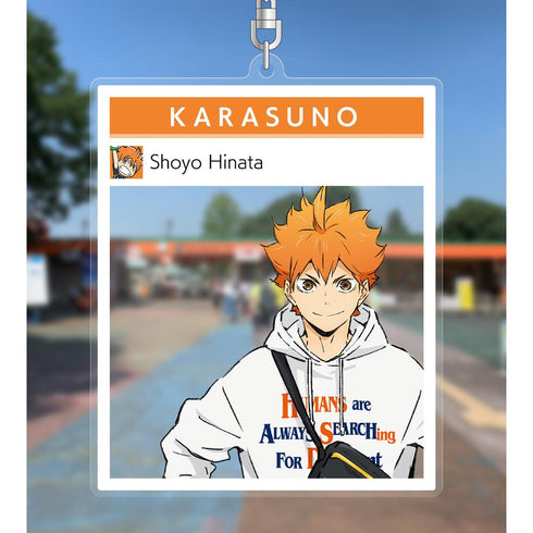 『ハイキュー!! TO THE TOP × 東武動物公園』描き下ろしイラスト 日向翔陽 レジャーver. フォトフレーム風BIGアクリルキーホルダー【202503再販】