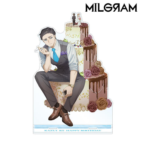 『MILGRAM -ミルグラム-』描き下ろしイラスト カズイ バースデーver. BIGアクリルスタンド【202510再販】