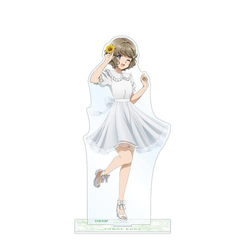 『青春ブタ野郎はバニーガール先輩の夢を見ない』描き下ろしイラスト 古賀朋絵 ひまわりと白いワンピースver. BIGアクリルスタンド【202503再販】
