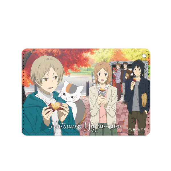 『夏目友人帳』描き下ろしイラスト みんなで焼き芋ver. 1ポケットパスケース【202503再販】