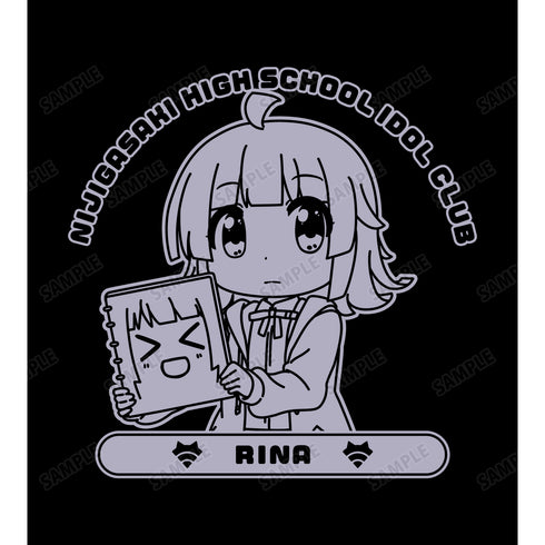 『ラブライブ!虹ヶ咲学園スクールアイドル同好会』にじよん あにめーしょん 天王寺 璃奈 カレッジTシャツ(メンズ/レディース)