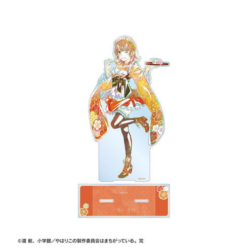 《我的青春戀愛喜劇果然有問題。完》全新繪製插圖 一色伊呂波 和風女僕裝版 Ani-Art 特大亞克力立牌【202605再版】