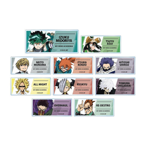『僕のヒーローアカデミア』トレーディングアクリルネームプレート ver.A(単位/BOX)【202603再販】