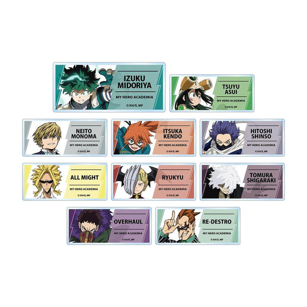 『僕のヒーローアカデミア』トレーディングアクリルネームプレート ver.A(単位/BOX)【202603再販】