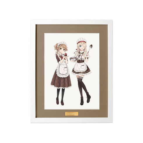 『ハイスクール・フリート』描き下ろしイラスト 納沙 幸子&ヴィルヘルミーナ バレンタインver. キャラファイングラフ【202603再販】