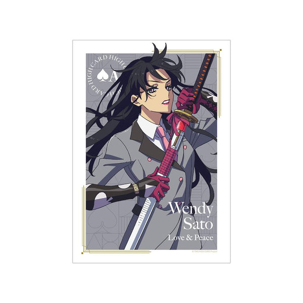 『HIGH CARD』ウェンディ・サトー A3マット加工ポスター【202501再販】