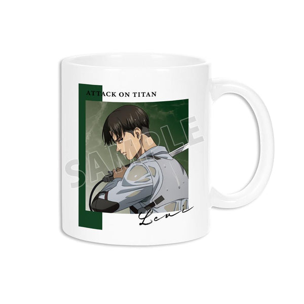 『進撃の巨人』描き下ろしイラスト リヴァイ 戦う背中ver. マグカップ【202512再販】