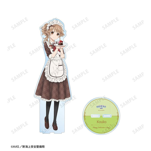 『ハイスクール・フリート』描き下ろしイラスト 納沙 幸子 バレンタインver. 1/7スケール BIGアクリルスタンド【202609再販】