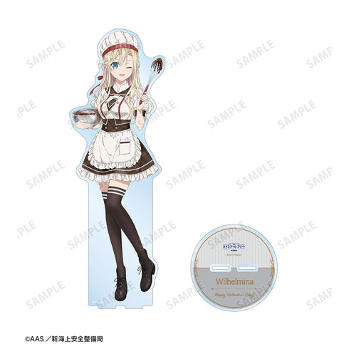 『ハイスクール・フリート』描き下ろしイラスト ヴィルヘルミーナ バレンタインver. 1/7スケール BIGアクリルスタンド【202603再販】