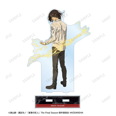 『進撃の巨人』描き下ろしイラスト エレン 戦う背中ver. 特大アクリルスタンド【202512再販】