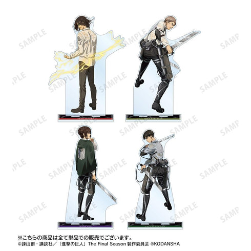 『進撃の巨人』描き下ろしイラスト リヴァイ 戦う背中ver. 特大アクリルスタンド【202512再販】