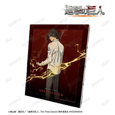 『進撃の巨人』描き下ろしイラスト エレン 戦う背中ver. キャンバスボード【202603再販】