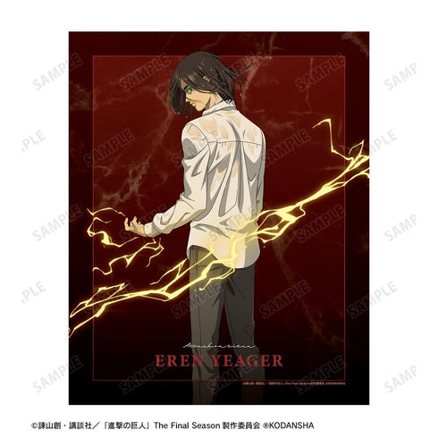 『進撃の巨人』描き下ろしイラスト エレン 戦う背中ver. キャンバスボード【202603再販】