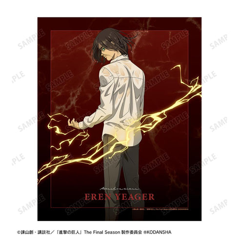 『進撃の巨人』描き下ろしイラスト エレン 戦う背中ver. キャンバスボード【202504再販】