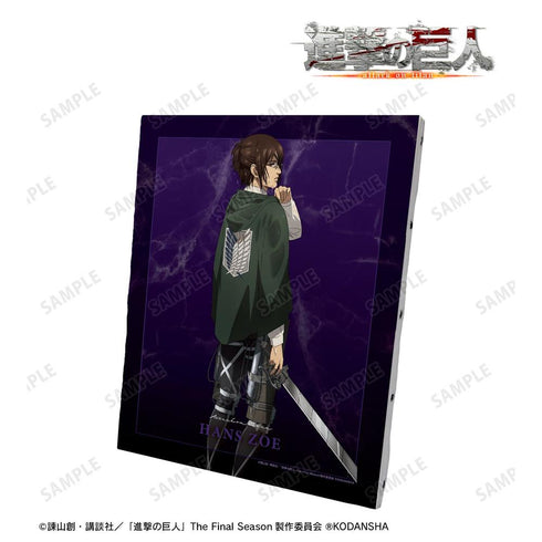 『進撃の巨人』描き下ろしイラスト ハンジ 戦う背中ver. キャンバスボード【202603再販】