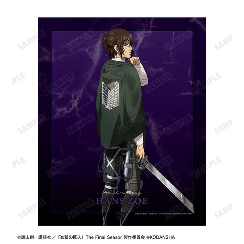 『進撃の巨人』描き下ろしイラスト ハンジ 戦う背中ver. キャンバスボード【202603再販】