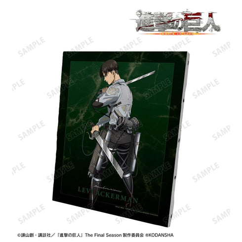 『進撃の巨人』描き下ろしイラスト リヴァイ 戦う背中ver. キャンバスボード【202603再販】