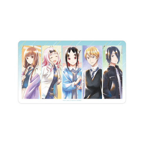 『かぐや様は告らせたい-ファーストキッスは終わらない-』描き下ろしイラスト 雨の日のお出かけver. Ani-Art aqua label プレイマット【202510再販】