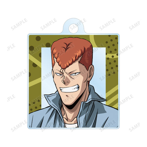『幽☆遊☆白書』描き下ろしイラスト 桑原和真 90’sカジュアルver. 2連ワイヤーアクリルキーホルダー