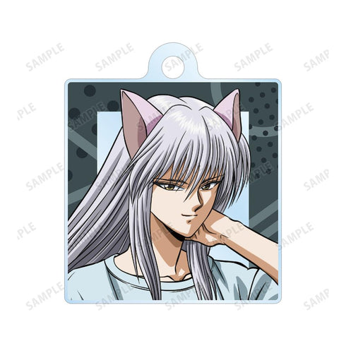 『幽☆遊☆白書』描き下ろしイラスト 妖狐蔵馬 90’sカジュアルver. 2連ワイヤーアクリルキーホルダー【202408再販】