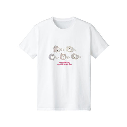 『BanG Dream! ガールズバンドパーティ!』Poppin'Party ちびころ Tシャツメンズ【202502再販】
