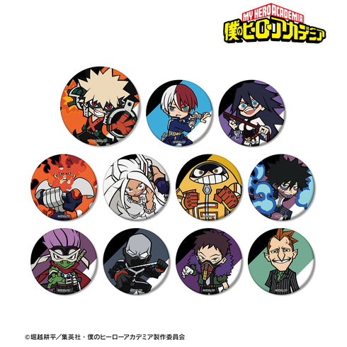 『僕のヒーローアカデミア』トレーディングデフォルメマット⽸バッジ ver.B(全11種)BOX