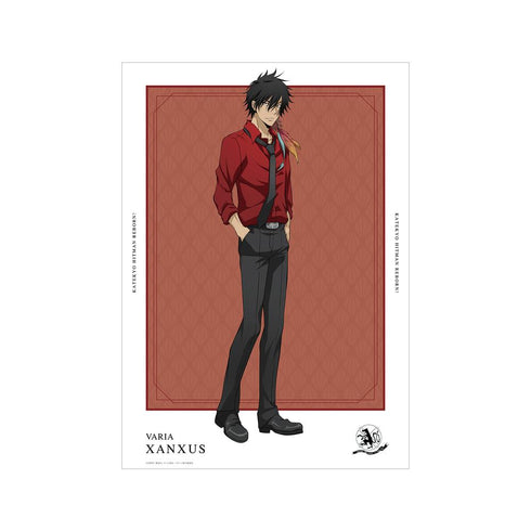 『家庭教師ヒットマンREBORN!』描き下ろしイラスト XANXUS(10年後) カラーシャツver. A3マット加工ポスター【202509再販】