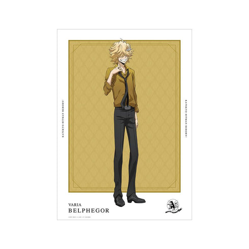 《家庭教师Hitman REBORN!》全新绘制插画 贝尔费戈尔(10年后) 彩色衬衫版 A3哑光处理海报【202607再版】