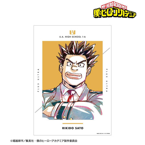 『僕のヒーローアカデミア』砂藤力道 Ani-Art 第4弾 vol.2 A3マット加工ポスター【202608再販】