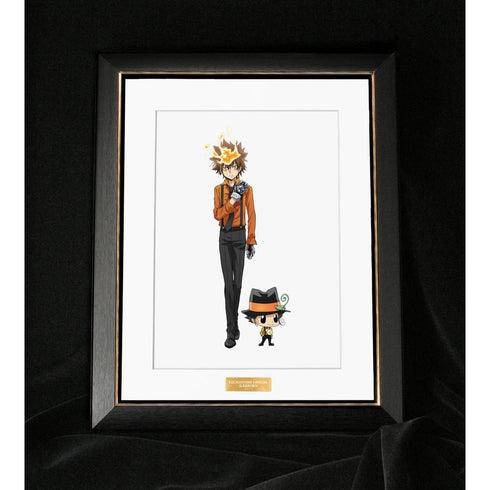 『家庭教師ヒットマンREBORN!』描き下ろしイラスト 沢田 綱吉&リボーン カラーシャツver. キャラファイングラフ【202509再販】