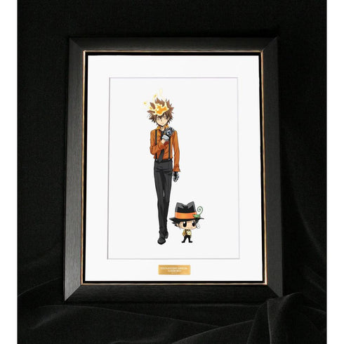 『家庭教師ヒットマンREBORN!』描き下ろしイラスト 沢田 綱吉&リボーン カラーシャツver. キャラファイングラフ【202604再販】