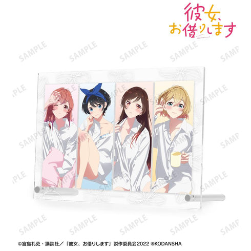 『彼女、お借りします』描き下ろしイラスト 集合 彼シャツver. A5アクリルパネル【202508再販】