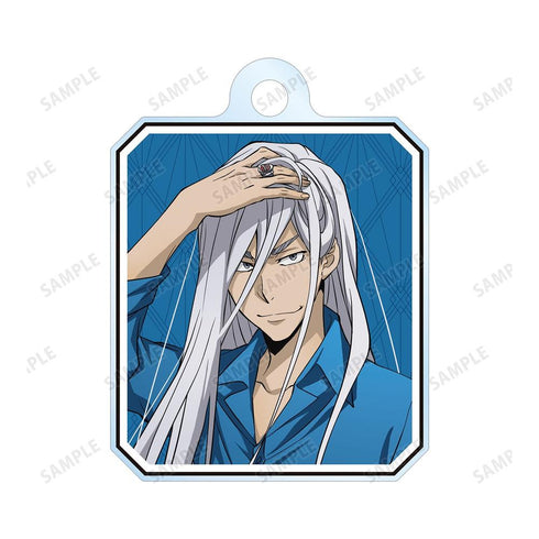 『家庭教師ヒットマンREBORN!』描き下ろしイラスト スペルビ・スクアーロ(10年後) カラーシャツver. 2連ワイヤーアクリルキーホルダー【202603再販】