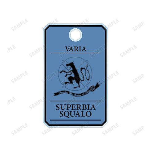 『家庭教師ヒットマンREBORN!』描き下ろしイラスト スペルビ・スクアーロ(10年後) カラーシャツver. 2連ワイヤーアクリルキーホルダー【202603再販】