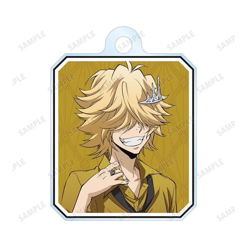 《家庭教師 Hitman REBORN!》全新繪製插圖 貝爾費戈爾(10年後) 彩色襯衫版 雙串線壓克力鑰匙圈【202607再版】