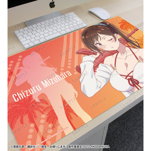 『彼女、お借りします』描き下ろしイラスト 水原千鶴 ビーチデートver. プレイマット