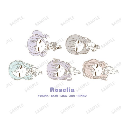『BanG Dream! ガールズバンドパーティ!』Roselia ちびころ Tシャツメンズ【202502再販】