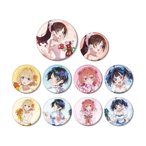『彼女、お借りします』描き下ろしイラスト 花びらドレスver. トレーディング缶バッジ(単位/BOX)【202508再販】