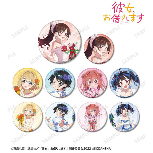『彼女、お借りします』描き下ろしイラスト 花びらドレスver. トレーディング缶バッジ(単位/BOX)【202508再販】