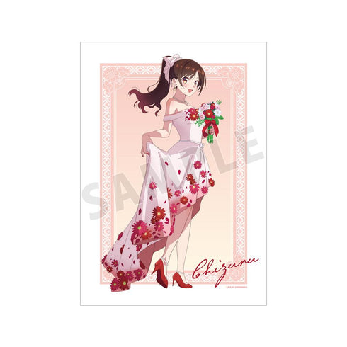 『彼女、お借りします』描き下ろしイラスト 水原千鶴 花びらドレスver. A3マット加工ポスター【202508再販】