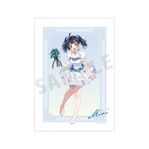 『彼女、お借りします』描き下ろしイラスト 八重森みに 花びらドレスver. A3マット加工ポスター【202508再販】