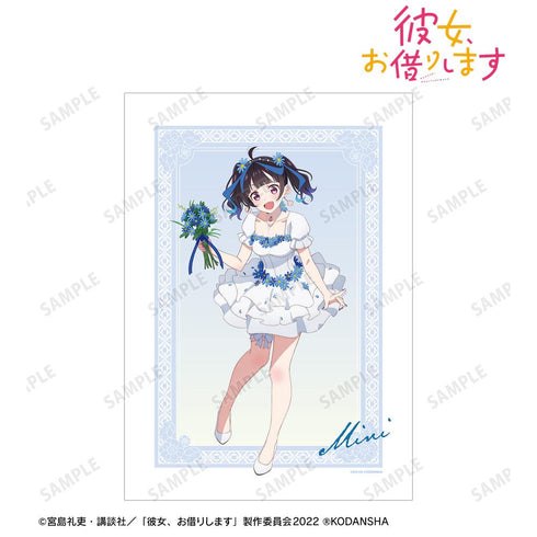 『彼女、お借りします』描き下ろしイラスト 八重森みに 花びらドレスver. A3マット加工ポスター【202508再販】