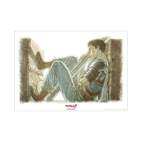 『ベルセルク 黄金時代篇 MEMORIAL EDITION』ガッツ A3マット加工ポスター【202607再販】