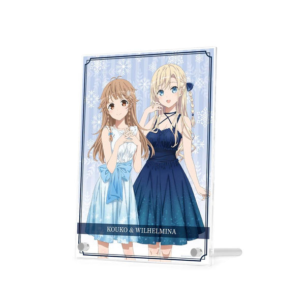 『ハイスクール・フリート』描き下ろしイラスト 納沙 幸子&ヴィルヘルミーナ パーティードレスver. A5アクリルパネル【202603再販】