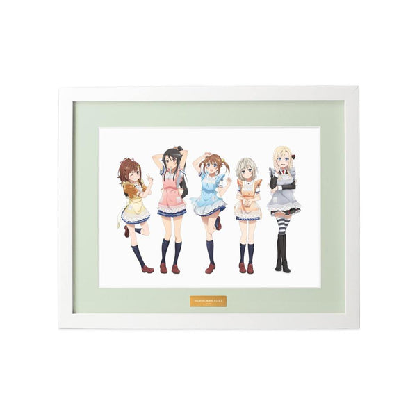 『ハイスクール・フリート』描き下ろしイラスト 集合 制服エプロンver. キャラファイングラフ【202603再販】